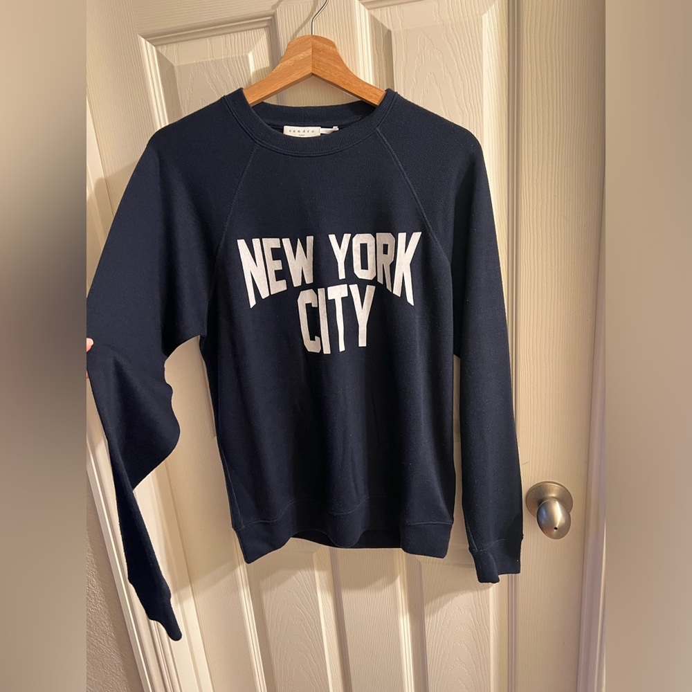SANDRO sweater NEW YORK CITY size SMALL
